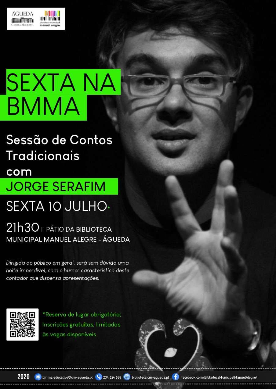 Sextas na BMMA - Sessão de Contos Tradicionais por Jorge Serafim 